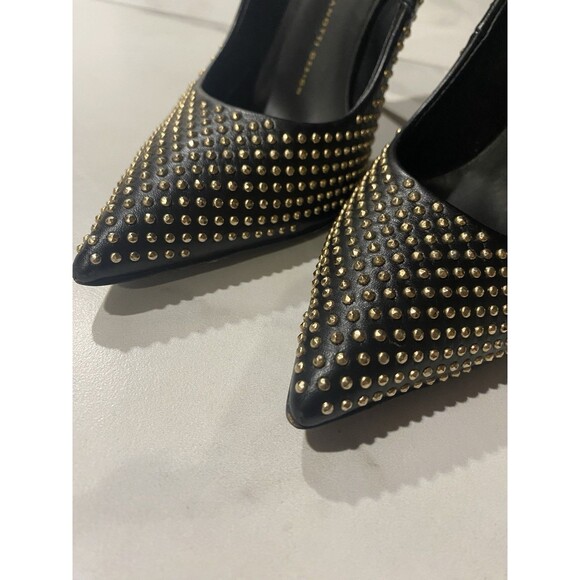 Giuseppe Zanotti Womens Studded Platform Stiletto Heel Leather Black Size 9 - Picture 11 of 12